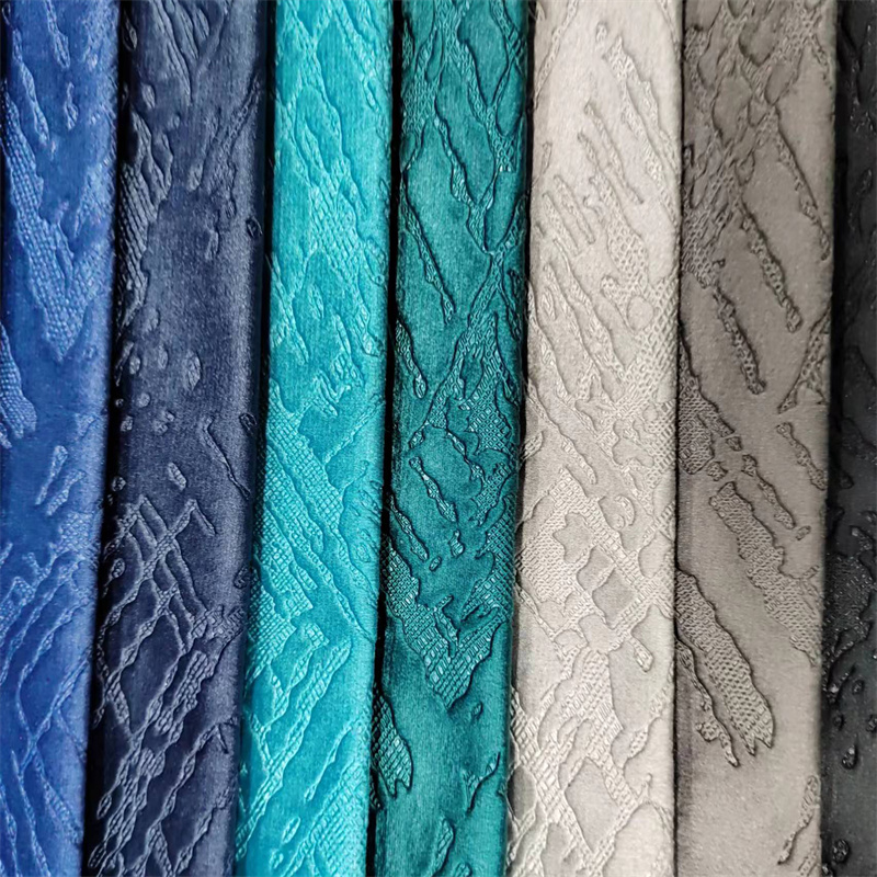 W9081+3D 프레스드 플라워 아트 더치 벨벳 3D 양각 플란넬 커튼 천